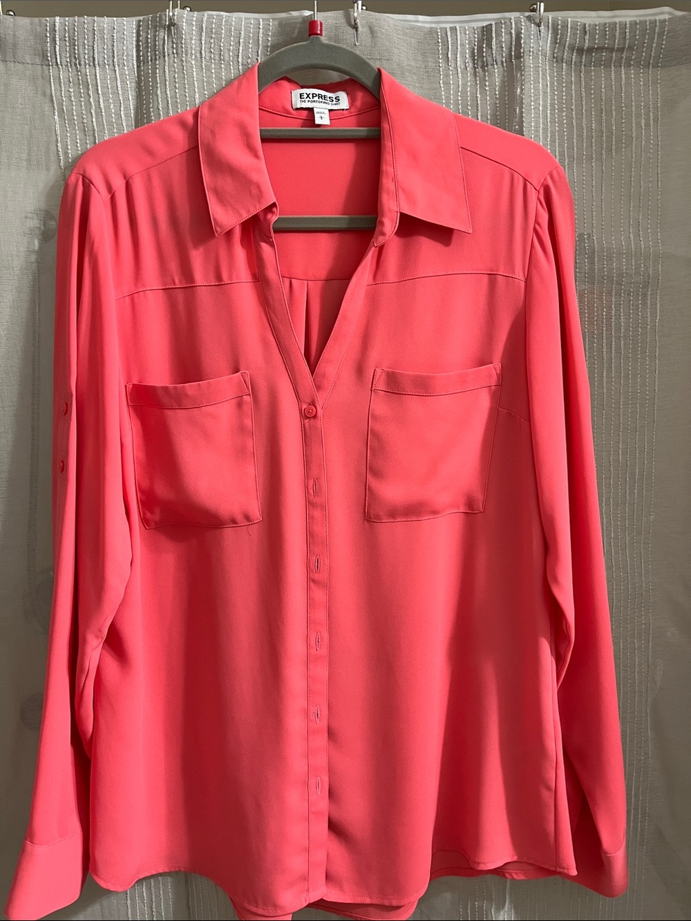Express Woman’s Fitted Button-Up Portfolio Shirt